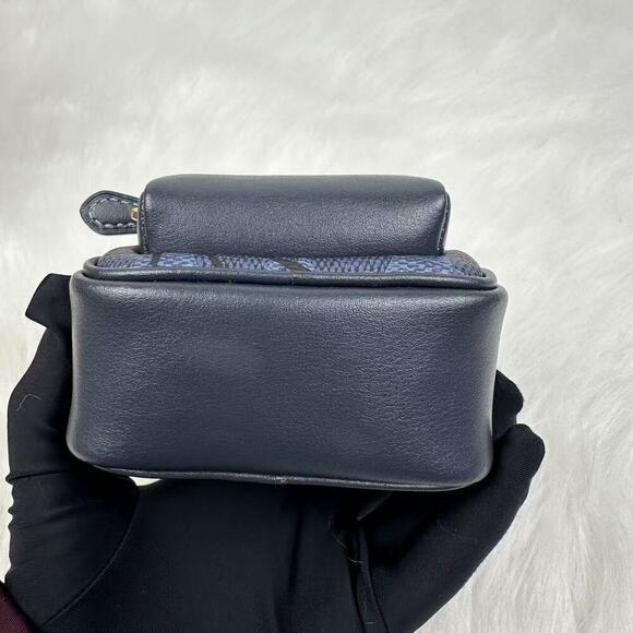 Coach Mini Court Backpack Bag Charm In Signature Canvas Cherry Print CZ086 NWT - Picture 6 of 8